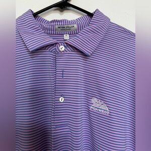 Peter Millar Golf Polo, XL, pink/purple, PGA West